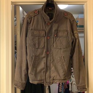 Scotch & Soda Military Jacket sz M Olive